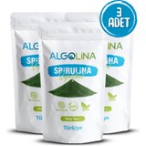 Algolina Spirulina Tozu 100 gr (3 Adet) - BİTKİSEL PROTEİN KAYNAĞI