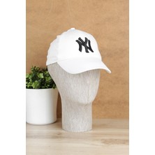 Beyler Burada Yazlık Arkası Kapalı Beyaz Ny Erkek Kep