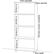 Yaman Dekorasyon Kardelen Ofis-Ev Dosya Dolabı