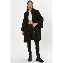 Alexander Gardi Fermuarlı Yünlü Kaban (B23-26700)