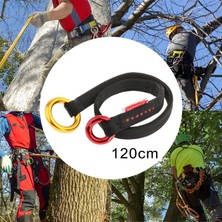 Noooar 2pcs Arborist Sürtünme Tasarrufu Hafif Kamp Yürüyüş Kampı Cambium Saver Siyah 120CM Turuncu 90CM (Yurt Dışından)