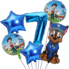 Parti Station Paw Petrol Paw Patrol Polis Köpek Chase Yaş Balon Konsept Doğum Günü Set Yaş Balon Set