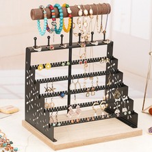 Alltarse Merdiven Basamakları Takı Halkaları Bilezik Küpe Ekran Standı Raf Depolama (Yurt Dışından)