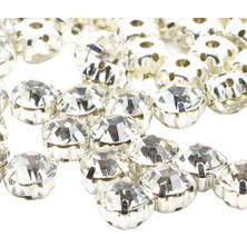 Alltarse 8X100 Adet Diamante Kristaller Üzerine Dikdaş Rhinestone Boncuklar Süslemesi 7mm 8 Pcs (Yurt Dışından)