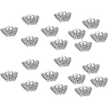 Alltarse 20PCS Gümüş Alaşım Kelebek Cazibesi Kolye Diy Mücevher Aksesuarları Bulguları (Yurt Dışından)
