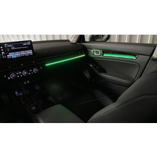Karva Honda 2022 Civic Fe1 Için Dinamik Ambians Aydınlatma Seti (Aplikasyon ve Düğme Kontrolü)