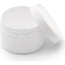 Güvenç Ambalaj 100 Adet - 100ML Boş Plastik Kutu, Beyaz Kavanoz, Krem Kutusu