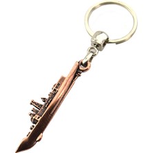 Anahtarlık Sepeti Gemi Anahtarlık Fırkateyn - Bakır Oksit