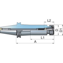Thinex Tool BT40 ER20 - 100 Pens Başlığı Er Tip Pens Tutucu Başlık