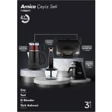 Arnica ST90011 Siyah Eko 4lü Çeyiz Seti