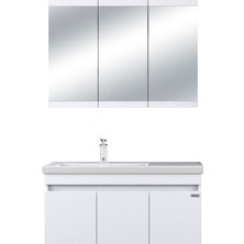 Pierre Cardin Winter 100CM Beyaz Banyo Dolabı