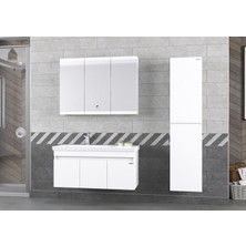 Pierre Cardin Winter 100CM Beyaz Banyo Dolabı