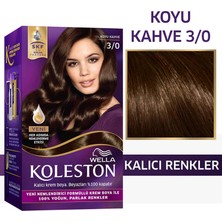 Wella Koleston Kit Saç Boyası 3/0 Koyu Kahve