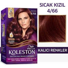 Wella Koleston Kit Saç Boyası 4/66 Sıcak Kızıl