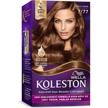 Wella Koleston Kit Saç Boyası 7/77 Işıltılı Kahve