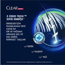 Clear Men Kepeğe Karşı Etkili Şampuan Yoğun Arındırıcı Kömür 350 ml x 2 Adet