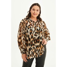 Myline Dökümlü Şifon Gömlek