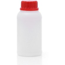 Güvenç Ambalaj 100 Adet - 250ml Naturel Şeffaf Polietilen Tarım Şişesi Kilitli Kapaklı