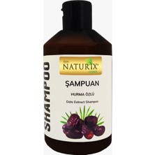 Naturix Tuzsuz Şampuan Hurma Özlü Saç Bakım Şampuanı Demir ve B Vitamini Şampuan 250ML