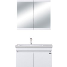 Pierre Cardin Winter 85CM Beyaz Banyo Dolabı