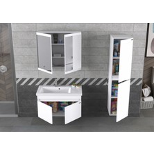 Pierre Cardin Winter 85CM Beyaz Banyo Dolabı