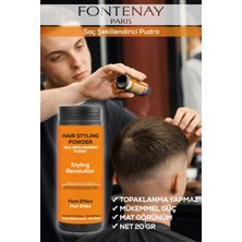 Fontenay Saç Şekillendirici Pudra Toz Wax Ultra Strong Turuncu 20GR X3 + Geniş Aralıklı Wax Tarağı 4'lü Set