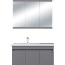 Pierre Cardin Winter 100CM Antrasit Banyo Dolabı