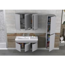 Pierre Cardin Winter 100CM Antrasit Banyo Dolabı