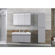 Pierre Cardin Winter 100CM Antrasit Banyo Dolabı