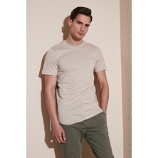 Buratti % 100 Pamuk Regular Fit Bisiklet Yaka T Shirt Erkek T Shirt 5902511