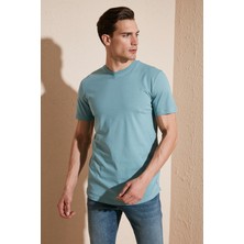 Buratti % 100 Pamuk Regular Fit Bisiklet Yaka T Shirt Erkek T Shirt 5902511