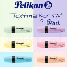 Pelikan 490 Fosforlu Kalem 6'lı Pastel Renkler Ölçülerle Renkli Yazım Deneyimi