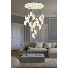 Eray Aydınlatma P7077-10 10LU Sarkıt LED Avize(Beyaz Işık -Sarı Işık - Gün Işığı)