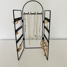 Renk Yapı Rüyası Takı Düzenleyici, Yatak Odası İçin Düzenleyici - Siyah Paslanmaz Karışıklığa Son, Şık Tasarım