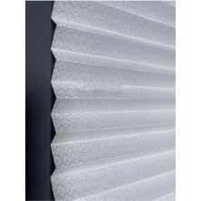 Stil Perde Plicell Plise Perde Merit - 01 Desenli Beyaz