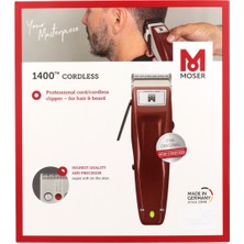 Moser 1400 Cordless Profosyonel Saç Kesim Makinası - Kablosuz