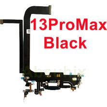 Tkgz Iphone 13 Pro Max Full Şarj Soketi (Siyah)