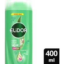 Elidor Superblend Saç Bakım Şampuanı Sağlıklı Uzayan Saçlar Biotin Argan Yağı Arjinin 400 ml