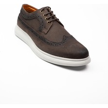 Nobel 1062 Kahverengi Nubuk Deri Erkek Günlük Ayakkabı