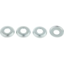 Aututer 3xskateboard Kamyon Yeniden Inşa Kit Burçları Yıkayıcılar Pivot Bardaklar Koni Gümüş 3 Adet (Yurt Dışından)