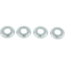 Aututer 3xskateboard Kamyon Yeniden Inşa Kit Burçları Yıkayıcılar Pivot Bardaklar Koni Gümüş 3 Adet (Yurt Dışından)