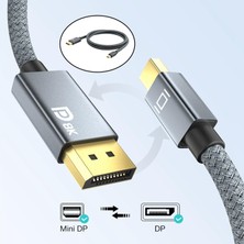 Yesper Mini Displayport Için Displayport Kablosu Alüminyum Kabuk 2k @ 144Hz Projektör Için (Yurt Dışından)