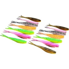 Natalia Silikon Balıkçılık Cazibesi Somon Için Spinnerbait 7cm 14PCS (Yurt Dışından)