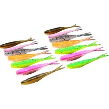 Natalia Silikon Balıkçılık Cazibesi Somon Için Spinnerbait 7cm 14PCS (Yurt Dışından)