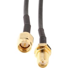Yesper Wifi Anteni Için Rp-Sma Uzantılı Koaksiyel Kablo + 10M Wi-Fi 2pcs 3m + 10M Siyah (Yurt Dışından)