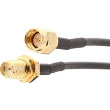 Yesper Wifi Anteni Için Rp-Sma Uzantılı Koaksiyel Kablo + 10M Wi-Fi 2pcs 3m + 10M Siyah (Yurt Dışından)