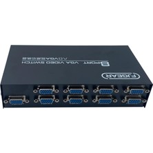 Yesper 8 Port VGA Manuel Anahtarı Kutusu Paylaşımı (8 VGA Out / 1 Vga) Yukarı Tp 1920X1440 (Yurt Dışından)