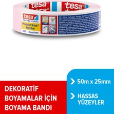 Tesa 4333 Hassas Yüzeyler Için Keskin Kenar Maskeleme Bandı 25MM