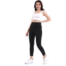 Modaness Kadın Siyah Yüksek Bel Toparlayıcı Dayanıklı Tayt