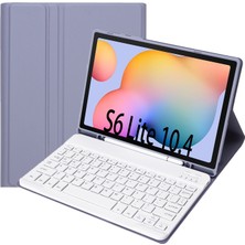 Xphone Store Galaxy Tab S6 Için Darbeye Dayanıklı Tablet Kılıfı - Mor (Yurt Dışından)